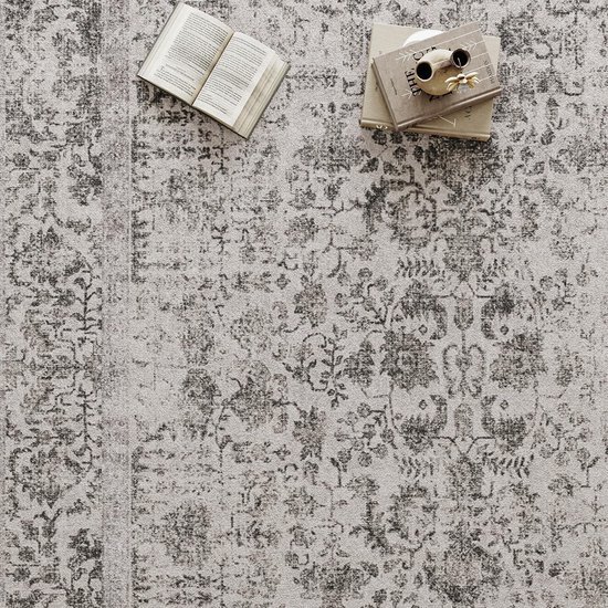 Unyqoos ® Zacht Wasbaar Vintage Tapijt met Antislip Achterkant voor Diverse Kamers, 60 x 90 cm