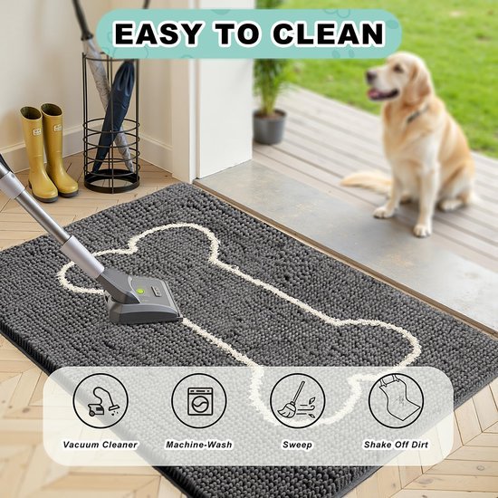 550x550-30630.jpg Unyqoos® Wasbare antislip mat 50x80 cm voor binnen met vuilabsorberende eigenschappen