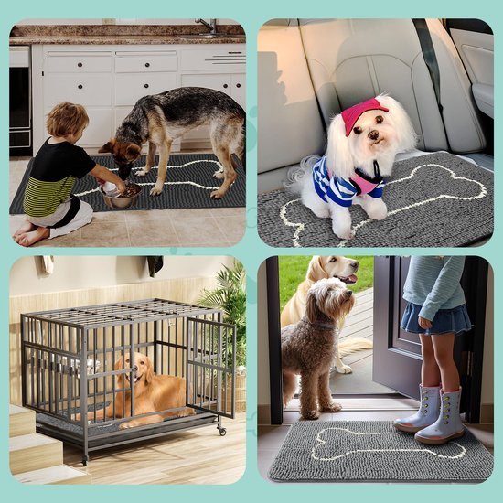 550x550-30632.jpg Unyqoos® Wasbare antislip mat 50x80 cm voor binnen met vuilabsorberende eigenschappen