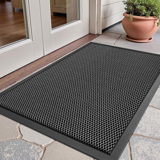 550x550-30633.jpg Unyqoos® Wasbare vuilvangmat voor binnen en buiten met antislip en elastisch ontwerp