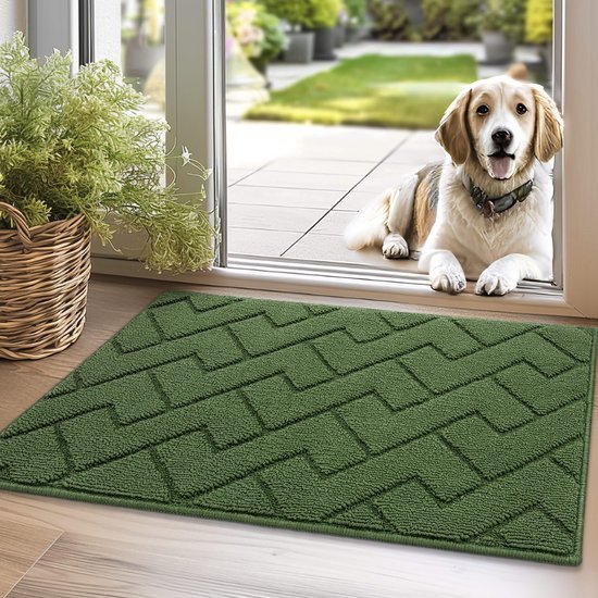 Unyqoos® Hoogwaardige Antislip Deurmat voor Binnen en Buiten met Absorberende Microvezel