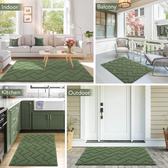 Unyqoos® Hoogwaardige Antislip Deurmat voor Binnen en Buiten met Absorberende Microvezel