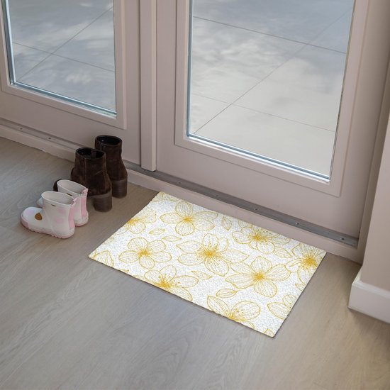 550x550-30690.jpg Unyqoos® Stijlvolle en functionele deurmat met bloemenpatroon voor elke entree