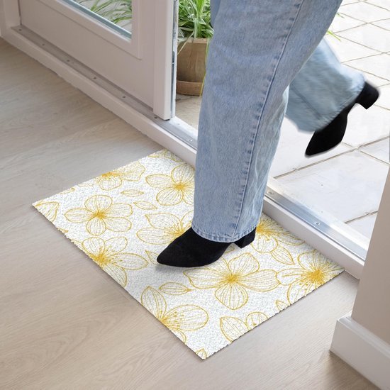 550x550-30691.jpg Unyqoos® Stijlvolle en functionele deurmat met bloemenpatroon voor elke entree