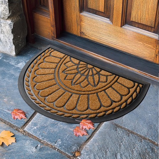 Unyqoos ® Veilige en Halfronde Antislip Deurmat voor Binnen en Buiten