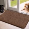 Unyqoos® Bruine, super absorberende mat voor entree en huisdieren met antislip laag
