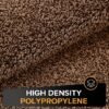 Unyqoos® Bruine, super absorberende mat voor entree en huisdieren met antislip laag