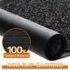 Unyqoos® Absorberende en wasbare deurmat voor binnen en buiten gebruik met antislip