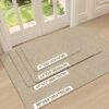 Unyqoos® Dunne en deurmat voor binnen met anti-slip en wasbare eigenschappen