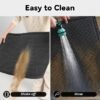 Unyqoos® Weerbestendige deurmat met elastisch net voor binnen en buiten 60x90 cm