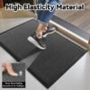 Unyqoos® Weerbestendige deurmat met elastisch net voor binnen en buiten 60x90 cm