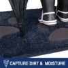 Unyqoos® Wasbare Absorberende Deurmat voor Binnengebruik, Antislip, Ideaal voor Entree en Natte Poten