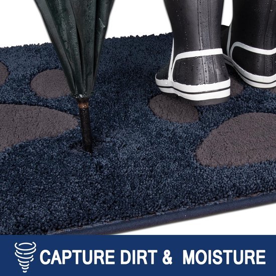 Unyqoos® Wasbare Absorberende Deurmat voor Binnengebruik, Antislip, Ideaal voor Entree en Natte Poten