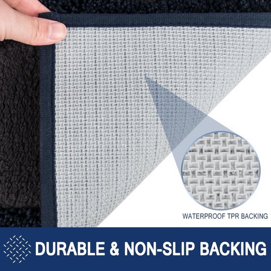 Unyqoos® Wasbare Absorberende Deurmat voor Binnengebruik, Antislip, Ideaal voor Entree en Natte Poten