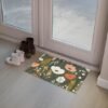 Unyqoos® Decoratieve antislip deurmat met bloemenprint voor binnengebruik