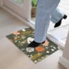 Unyqoos® Decoratieve antislip deurmat met bloemenprint voor binnengebruik