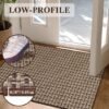 Unyqoos® Dunne vuilvangmat voor binnen met antislip en absorberende eigenschappen