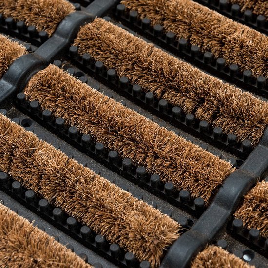 Unyqoos® en Antislip Deurmat voor Buiten van Kokosvezel en Rubber