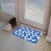 550x550-30917.jpg Unyqoos® Stijlvolle en deurmat voor binnen en buiten met abstracte blauwe golven