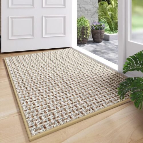 Unyqoos® Dunne en stijlvolle antislip deurmat voor binnen met absorberende eigenschappen
