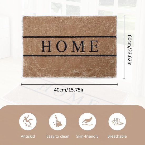 550x550-30941.jpg Unyqoos® Wasbare antislip deurmat 40 x 60 cm voor binnen en buitengebruik