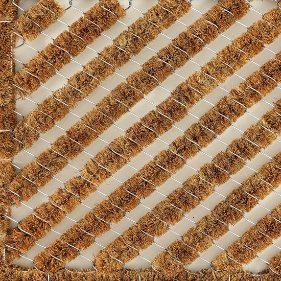 Unyqoos® Weerbestendige kokosvezel deurmat voor buiten met borsteleffect 40 x 60 cm