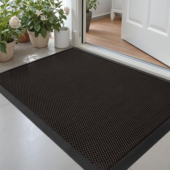 550x550-30995.jpg Unyqoos® Weerbestendige en antislip deurmat voor buiten met vuilopvangsysteem 43x76 cm