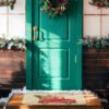 Unyqoos® Kerstdag Vrachtwagenprint Deurmat 43x75 cm Voor Binnen en Buiten