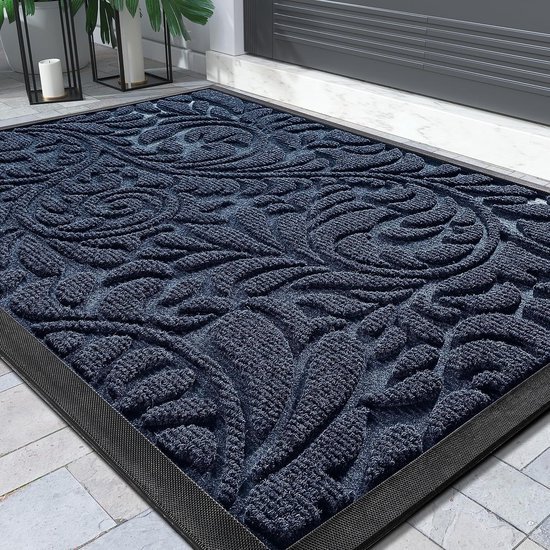 Unyqoos® Wasbare antislip deurmat voor binnen en buiten met vuilvangfunctie