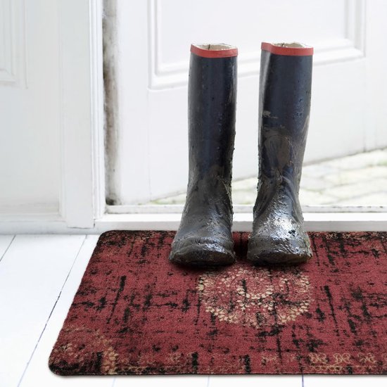 Unyqoos® Absorberende Antislip Deurmat in Oosterse Stijl voor Binnen en Buiten - 40 x 60 cm