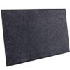 Unyqoos® Blauwe deurmat met rubberen rand, antislip en wasbaar voor binnen en buiten
