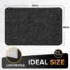 Unyqoos® Absorberende antislip deurmat voor binnen, ideaal voor entree en achterdeur