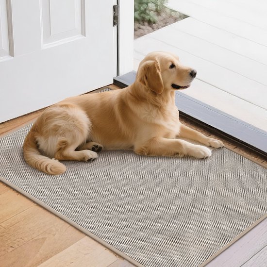 550x550-31111.jpg Unyqoos® Wasbare antislip deurmat voor binnen en buiten, 43,5 x 75 cm, beige,