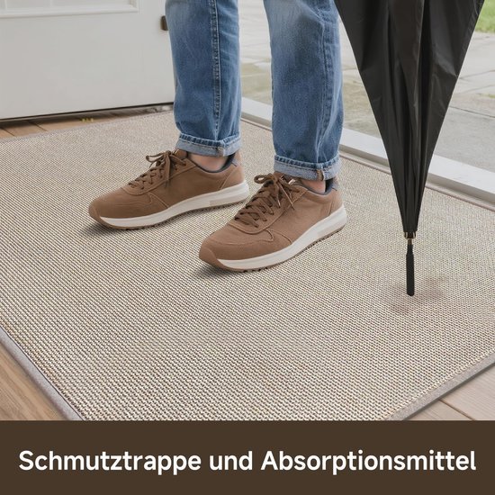 550x550-31114.jpg Unyqoos® Wasbare antislip deurmat voor binnen en buiten, 43,5 x 75 cm, beige,