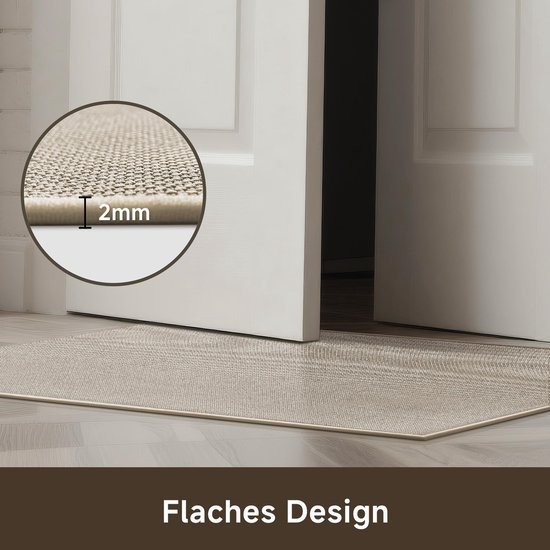 550x550-31118.jpg Unyqoos® Wasbare antislip deurmat voor binnen en buiten, 43,5 x 75 cm, beige,