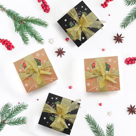 Unyqoos ® Luxueus Gouden Organza Lint voor Feestelijke Decoraties en Creatieve Geschenkverpakkingen - 23 m Lang, 55 mm Breed