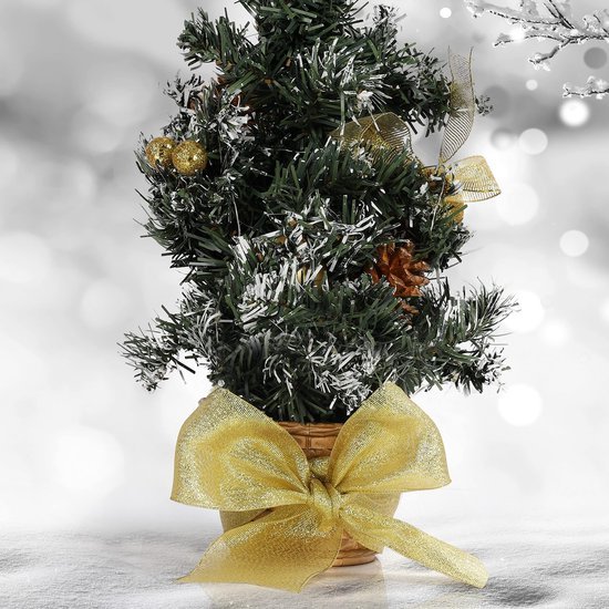 Unyqoos ® Luxueus Gouden Organza Lint voor Feestelijke Decoraties en Creatieve Geschenkverpakkingen - 23 m Lang, 55 mm Breed