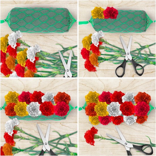 Unyqoos ® Innovatieve Bloemschuimkrans voor Decoratieve Bloemstukken - 14 Stuks - 3 Meter Lang