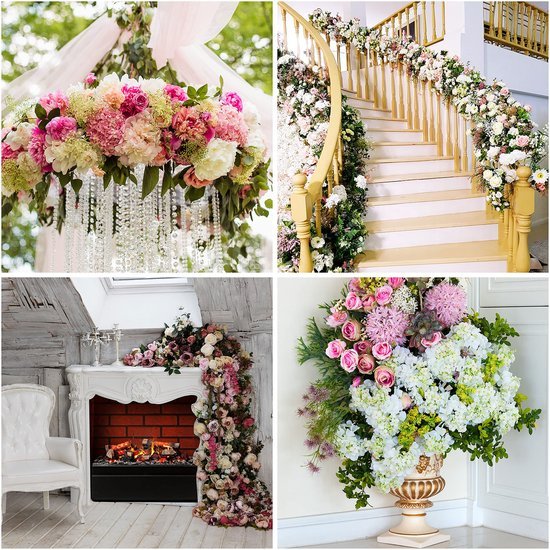 Unyqoos ® Innovatieve Bloemschuimkrans voor Decoratieve Bloemstukken - 14 Stuks - 3 Meter Lang