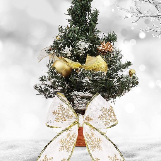 Unyqoos ® Stralend Wit Feestelijk Lint met Sneeuwvlokkenpatroon voor Diverse Decoraties