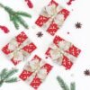 Unyqoos ® Stralend Wit Feestelijk Lint met Sneeuwvlokkenpatroon voor Diverse Decoraties
