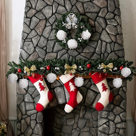 Unyqoos ® Kerstboomversiering dennenappels (4 stuks) - glitterdennenappels - kerstdecoratie zilver met draad - kerstboomversiering wit - kerstboomversiering, wit