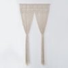 Unyqoos ® Elegant Handgeweven Macramé Draadgordijn voor Unieke Wand- en Deurdecoratie in Boho Stijl