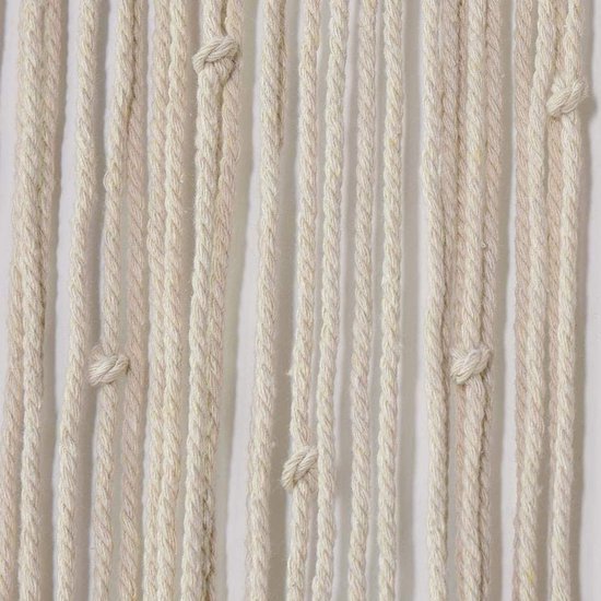 Unyqoos ® Elegant Handgeweven Macramé Draadgordijn voor Unieke Wand- en Deurdecoratie in Boho Stijl