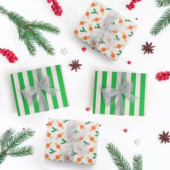 Unyqoos ® Feestelijk Glanzend Zilveren Lint voor Creatieve Decoraties en Geschenkverpakkingen