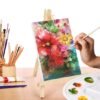 Unyqoos ® Multifunctionele Houten Tafelezels voor Kunst en Fotopresentaties - Set van 4 Stuks