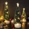 550x550-31332.jpg Unyqoos® Set van drie sfeervolle mini-kerstbomen met ledverlichting voor feestelijke decoratie
