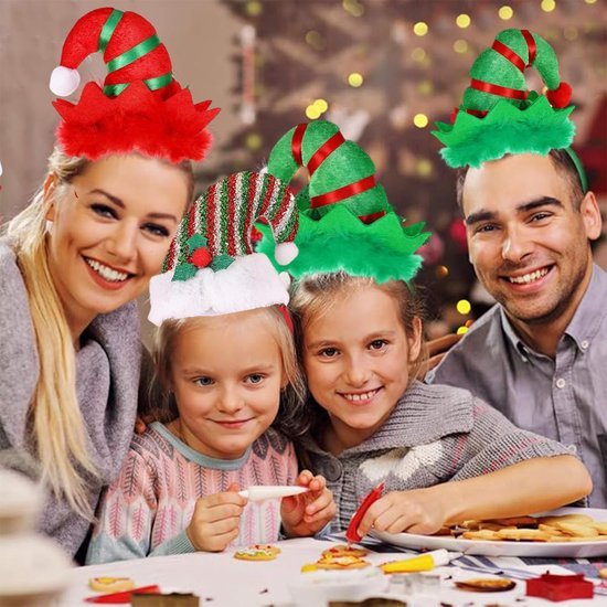 550x550-31337.jpg Unyqoos® Set van drie feestelijke kersthaarbanden voor kinderen en volwassenen