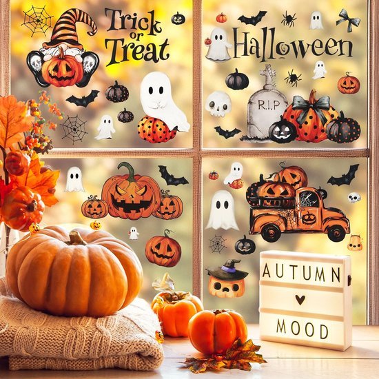 550x550-31366.jpg Unyqoos® Set van 8 Halloween Raamstickers voor Feestelijke Decoratie en Sfeer