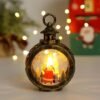 550x550-31374.jpg Unyqoos® Set van twee sfeervolle kerstlantaarns met flikkerend LED-licht voor binnen en buiten